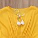 Douhoow Toddler Baby Girls Yellow Swim Cover-up | Beach Sundress 6-12 months - Buy Online on GoSupps.com