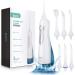 Cordless Water Flosser Initio 300ML Water Dental Flosser for Teeth Cordless Dental Oral Irrigator with 3 Modes 6 Tips IPX7 Waterproof Rechargeable Waterproof Teeth Cleaner for Home and Travel White