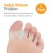 NatraCure 2 Advanced Gel Toe Separators & Spreader/Spacers - Pain Relief for Calluses Blisters Bunions & Hammer Toes - Size S/M - 1 Pair - International Shipping Available - Buy Online on GoSupps.com