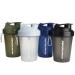 Smartshake Lite 4-Pack Protein Shaker Bottle 400 ml | 13.5 oz - Leakproof Screw-on Lid - BPA Free Unisex - Mist Grey Army Green Black Navy Blue 13.5 oz LITE - Multicolor