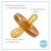 Symmetrical Natural Rubber Pacifier - Small Newborn Size - Handcrafted in Italy - BPA-Free - Buy Online on GoSupps.com