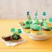 Gyufise 72Pcs Edible Happy St Patrick's Day Cupcake Toppers St Patrick's Day Cupcake Picks Edible Four Leaf Cake Toppers for Irish Saint Paddy's Day Theme Party Supplies Green 72pcs - Buy Online on GoSupps.com
