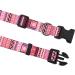 Mihqy Adjustable Soft Dog Collar - Comfortable Bohemian Design for Small Medium & Large Dogs - Orange Geometric Pattern (Neck 33-55 cm Width 2 cm) - Buy Online on GoSupps.com