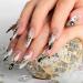 200 Clear Stiletto Nail Swatches Sticks - Nail Gel Polish Display Board for Practice - Detachable Fan-shaped Wheel with Ring Holder - Buy Online on GoSupps.com