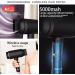 Cordless Hair Dryer Compact Travel Blow Dryer with 5000mAh Lithium Battery Hot/Cold Air Twist Folding Handle for Art Painting Outdoor Salon - Buy Online on GoSupps.com