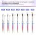 100% Kolinsky Acrylic Nail Brush - Size #8 Gradient | Professional 3D Round Shape Handmade Brush for Acrylic Application in Manicure - Buy Online on GoSupps.com