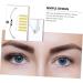 FOMIYES 3 pcs Line Mapping Measuring Eyebrow Measure Shaping Level Shaper Auxiliary Horizontal Tool Marker 1 count (Pack of 1) Silverx3pcs - Buy Online on GoSupps.com
