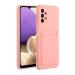 Tivenfezk Nadoli Silicone case for Samsung Galaxy A13 4G Ultra thin shockproof scratch -resistant wallet soft TPU protective cover Mobile phone case with credit card holder Samsung Galaxy A13 4g pink