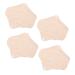 Minkissy Washable women's bandages reusable panty liners reusable women's tapes women's bandages women bandage anti-pouring pure cotton 4 pieces