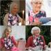 Pretty Roses Chic Floral Adult Bib for Elderly | Washable & Reusable with Snaps | Eating & Drinking Aid for Senior Women - Buy Online on GoSupps.com