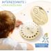 Qetlavee Wooden Tooth Box with Tweezers - Milk Teeth Storage & Souvenir Gift for Babies | Heart-Shaped Keepsake for Boys & Girls - Buy Online on GoSupps.com