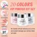 Aikker 27 Pcs Galaxy Color Dip Powder Nail Kit - Starter Set with Activator, Top Coat & Nail Art Tools - No Lamp Needed (AK16P) - Buy Online on GoSupps.com
