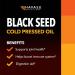Black Seed Oil Liquid Capsules for Immune & Joint Health - 90 Capsules - Buy Online on GoSupps.com