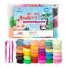 36 Colors Air Dry Clay for Kids  Modeling Clay Kit  Magic Foam DIY Clay with 3 Sculpting Tools  Ultra Light & Soft Clay  Safe & Non-Toxic & No Baking  Art Crafts Gift for Children by AORZOV