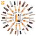 Katzco Total Furniture Repair Kit - Set of 34 - Resin Repair Wood Filler  Brushes  Markers with Plastic Scraper - for Stains  Scratches  Wood Floors  Tables  Desks  Carpenters  Bedposts - Buy Online on GoSupps.com