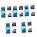 Hemoton 20 Pcs Eye Shadow Palette Makeup Palette Eyeshadow Palette Eyeshadow Glitter Palette Plastic 1 count (Pack of 1) Multix5pcs
