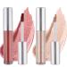 Make up Highlighter 2PCS Multifunction Glitter Blush Long Lasting Glitter Eyeshadow Liquid Quick-Drying High Pigment Lipstick Style2 Glitter Eyeshadow