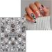 5D Halloween Nail Stickers 4 Sheets 5D Self-Adhesive Embossed Purple Nail Decal Ghost Pumpkin Nail Art Decoration Design Supplies - Buy Online on GoSupps.com