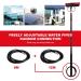 Window Cleaning Telescopic Pole Long Reach Conservatory Roof Cleaner Equipment With Squeegee &Hose Tap Connector&12+8m Water Pipe Combination Water Fed Telescopic Brush 30FT - Buy Online on GoSupps.com