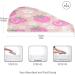 Cute Strawberry Dry Hair Cap | 2-Piece Quick Drying Towel Set with Button Headband | Super Absorbent & Soft for Ultimate Comfort | International Shipping Available - Buy Online on GoSupps.com