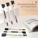 Buy 6 Pack 3 Head Eyebrow & Eyelash Shaper Comb | Makeup Grooming Tool with 3 Spoolie Brushes for Perfect Lashes & Brows - International Shipping Available - Buy Online on GoSupps.com