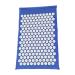 FRESHN Massage cushion Eco Mat Acupressure Massage device natural linen cotton acupuncture Matten + pillow back reflex zone massage trigger point massage stress relief massage cushion (size: blue mat))