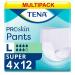 Tena Pants Super Large for severe bladder weakness 12 pieces pack of 4 (4 x 12 pieces) L (48 pieces)