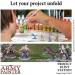 The Army Painter Model Paint Stand & Brush Holder - Dropper Bottle Paint Rack & Organizer for Acrylic Painting - Holds 30 Warpaints, 7 Paintbrushes, and Water Cup - Buy Online on GoSupps.com