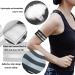 Youyike Double Reflector Set | 4 Reflective Safety Braces for Jogging Cycling & Outdoor Activities | 35x5 cm Black - Buy Online on GoSupps.com