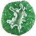 Wrapables Trendy Satin Shower Cap - Green Glitter | Stylish and Waterproof - Buy Online on GoSupps.com