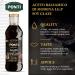PONTI GLAZE WITH MOSCATO GRAPE MUST Balsamic Grape Moscato - Buy Online on GoSupps.com