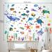 Under the Sea Wall Stickers - Ocean Fish Decals for Kids Bedroom & Nursery - Buy Online on GoSupps.com