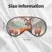 Soft Deer Printed Eye Mask - Adjustable & Breathable for Sleep | Light Blocking & Double-Sided Eye Masks - Shop Now - Buy Online on GoSupps.com