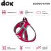 DDOXX Air Mesh Breast Harness for Small to Medium Dogs - Reflective Step-In Design | Multiple Colors | Ideal for Cats & Puppies | Size M (Chest 38-43 cm) - Pink - Buy Online on GoSupps.com
