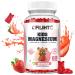 Kids Magnesium Glycinate Gummies, Magnesium for Kids & Adults with Citrate, Zinc, Vitamin D3, B12, L-Theanine Supplement for Sleep Bone & Muscle Mood, Strawberry, 60ct Strawberry 60 Count (Pack of 1)