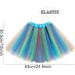 Vamei 4-Pack Tulle Skirts for Girls | Rainbow Tutu Dresses for Kids | Princess Ballet Pettiskirts for Halloween & Carnival - Buy Online on GoSupps.com