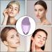 Vuggdt Facial Cleansing Brush | Soft Silicone Face Brush | Rechargeable Vibrating Waterproof Simple Skin Care Tools for Deep Cleansing Exfoliation & Firming Purple (English) - Buy Online on GoSupps.com