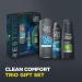 Dove Men+Care Restore Clean Comfort 3-in-1 Hair Face & Body Wash and 2-in-1 Shampoo & Conditioner with7 2H Anti-Perspirant 3 Pieces Ready to Give Gift Set for Him - Buy Online on GoSupps.com