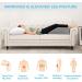 10 Inch Memory Foam Leg Elevation Pillow | Removable Cover | Improve Blood Circulation | Relieve Leg, Knee, Hip & Back Pain | Grey - Buy Online on GoSupps.com