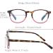 EYEGUARD 4 Pack Blue Light Blocking Reading Glasses for Women - Spring Hinge Readers (1.75) - Buy Online on GoSupps.com