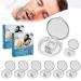 8pcs Anti Snoring Devices Snore Stopper Snoring Aids for Women Magnetic Anti Snore Devices Stop Snoring Aids Magnetic Anti Snore Clips Nasal Dilator for Men/Women Comfortable Sleep Better Breathing