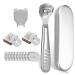 Vokmon Pedicure Hornhauter Set - Professional footfish foot rasch foot scraps with case filing heads & 20 replacement blades cornea razor hard skin remover for feet hand care