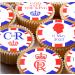 24 Charles III Coronation Edible party decorations in icing sheet iced fondant cake and cupcake toppers