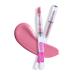 CLICKA One-Touch Retractable Tinted Lip Balm Moisturizing Lip Gloss with Menthol (Rose Pink) Korean Lip Care