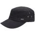 Leoodo Men's Women's Military Army Style Cap Made of Cotton Adjustable Sun Cap for Hiking and Sports One Size Black