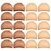 Nylon Wig Caps,MORGLES 20pcs Stocking Caps For Wigs Stretchy Wig Caps Brown & Light Brown Wig Caps For Women