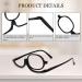 Buy Make-Up Glasses | Portable 2.5x Reading Aid | Enlarged Rotating Flip Down Cosmetic Glasses for Women - Buy Online on GoSupps.com