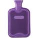 HomeTop Premium Classic Rubber Hot Water Bottle 2L with Fleece Cover - Crystal Purple 67.63 Fl Oz - Buy Online on GoSupps.com