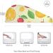Cherry Lemon Orange Fruit Hair Towel 2 Pack | Super Absorbent Quick Dry Hair Turbans for Women & Girls - Buy Online on GoSupps.com