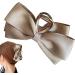 Bow Clips for Women Satin Hairclips | Nonslip Claw Clip Big Bow Hair Barrette Hair Dress Up Accessories for Birthday Show Champagne - Buy Online on GoSupps.com